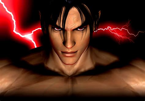 jin kazama and devil jin|jin kazama face.